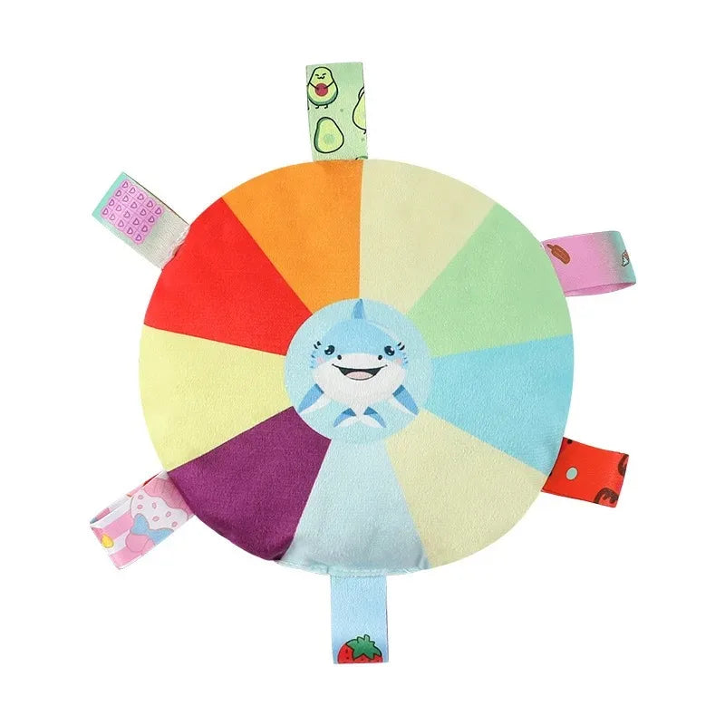 1/2/5PC Plush Squeaky Flying Disc Toy Interactive Puppy Chew Resistant Dog Training Frisbee for Border Collies Pets