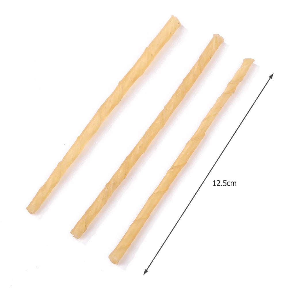 20 Pcs Dog Chews Sticks Dog Treat Chew Sticks Puppy Teething Chewing Dog Treat Bites Small Dog Treats Daily Dental Care Chews