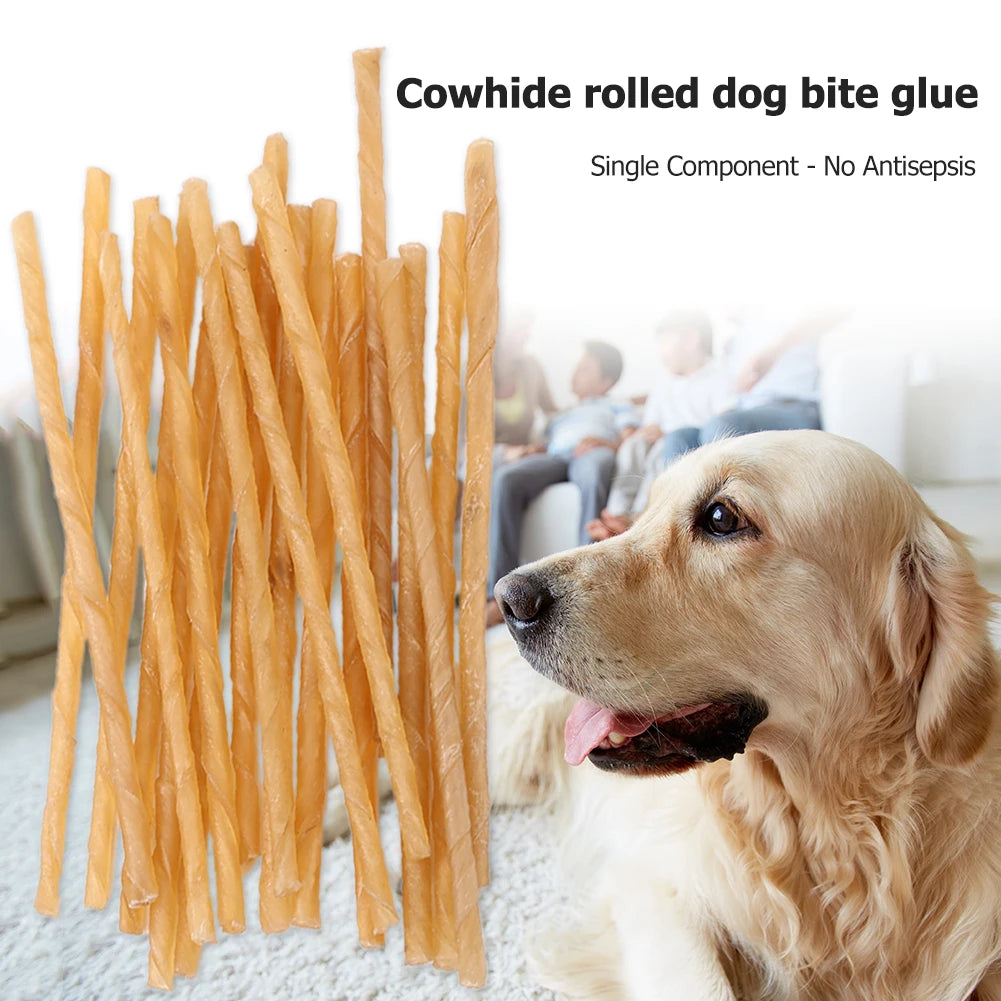 20 Pcs Dog Chews Sticks Dog Treat Chew Sticks Puppy Teething Chewing Dog Treat Bites Small Dog Treats Daily Dental Care Chews
